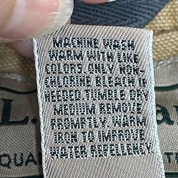 Vintage L.L .Bean Chore Jacket Coat Size LT Beige Wool Blend Button In Lining - Picture 6 of 14
